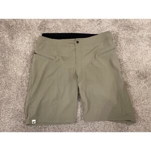 Pearl Izumi Men's Khaki Cycling Padded Shell Shorts, 42